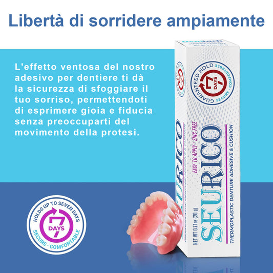 ✨[Negozio Ufficiale] Seurico™ - Adesivo e Cuscinetto Termoplastico per Protesi